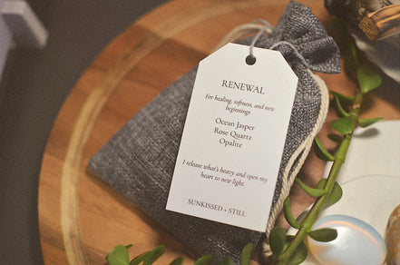 Palm Gemstone Intention Sets- Renewal