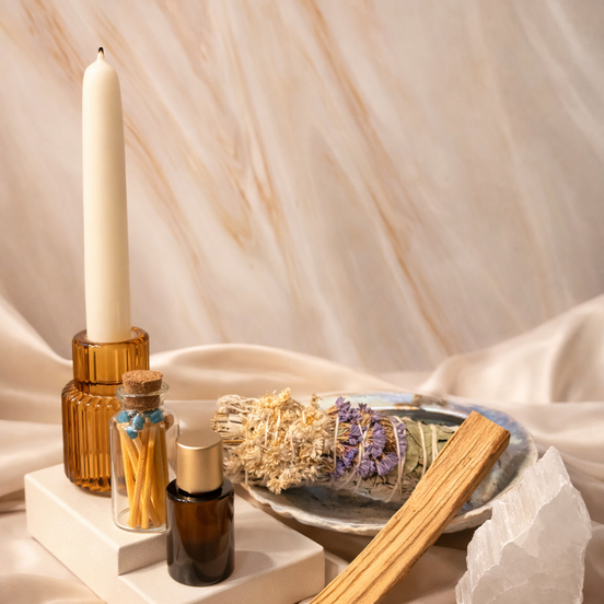 Smudge Kit + Ritual Candle Set