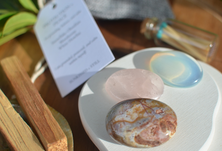 Palm Gemstone Intention Sets- Renewal