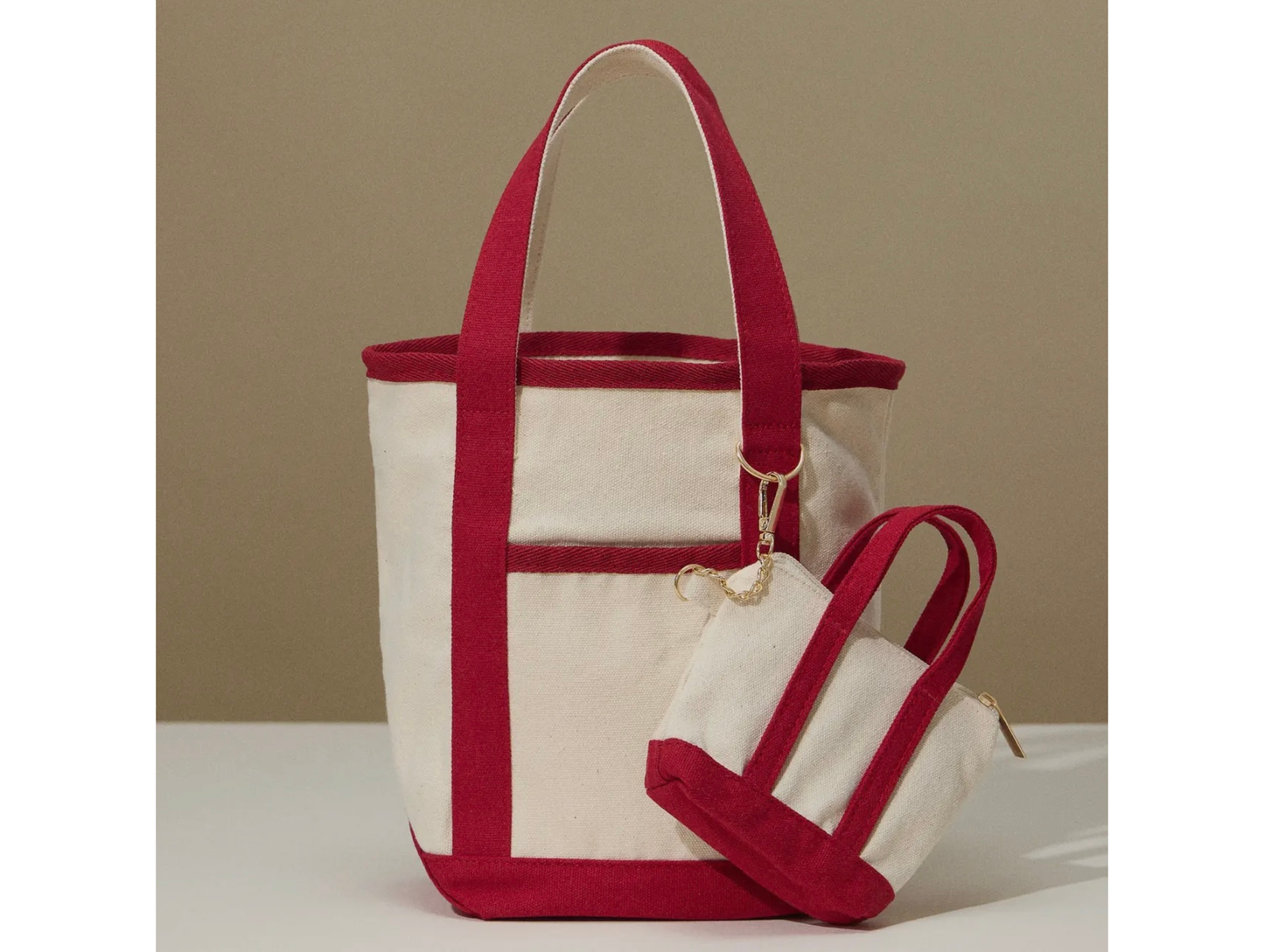 Ecocharm Cotton Everywhere-Carry Canvas Tote Bag -Small Size