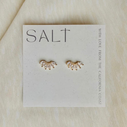 Fan Girl | Crystal Stud Earrings | Marquise Diamond Studs