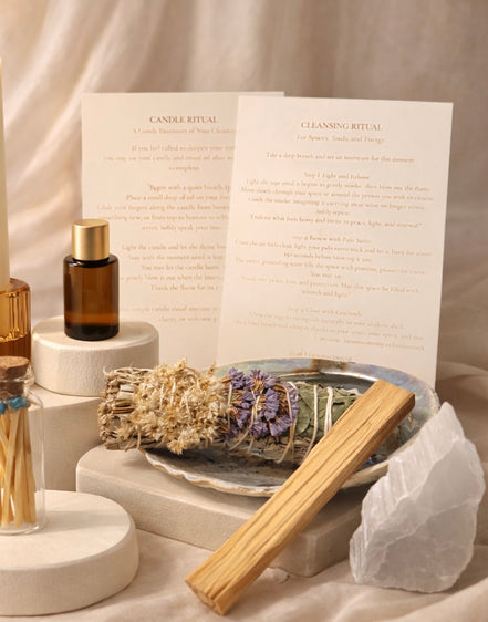 Smudge Kit + Ritual Candle Set