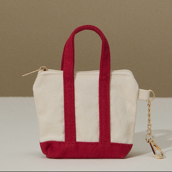 Cotton Everywhere-Carry Key Charm Coin Purse- Micro Mini