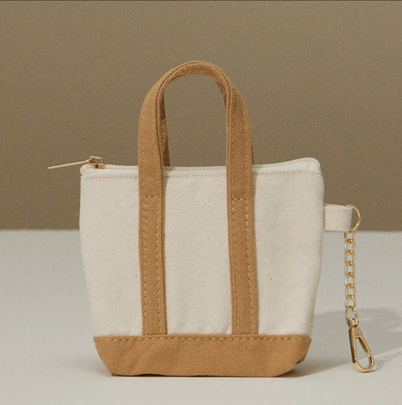 Cotton Everywhere-Carry Key Charm Coin Purse- Micro Mini