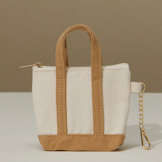 Cotton Everywhere-Carry Key Charm Coin Purse- Micro Mini