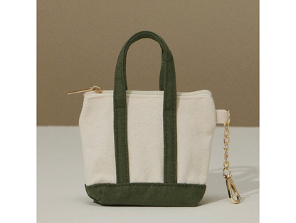 Ecocharm Cotton Everywhere-Carry Key Charm Coin Purse- Micro Mini