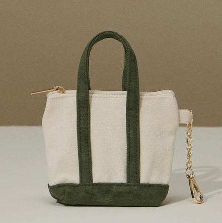 Cotton Everywhere-Carry Key Charm Coin Purse- Micro Mini