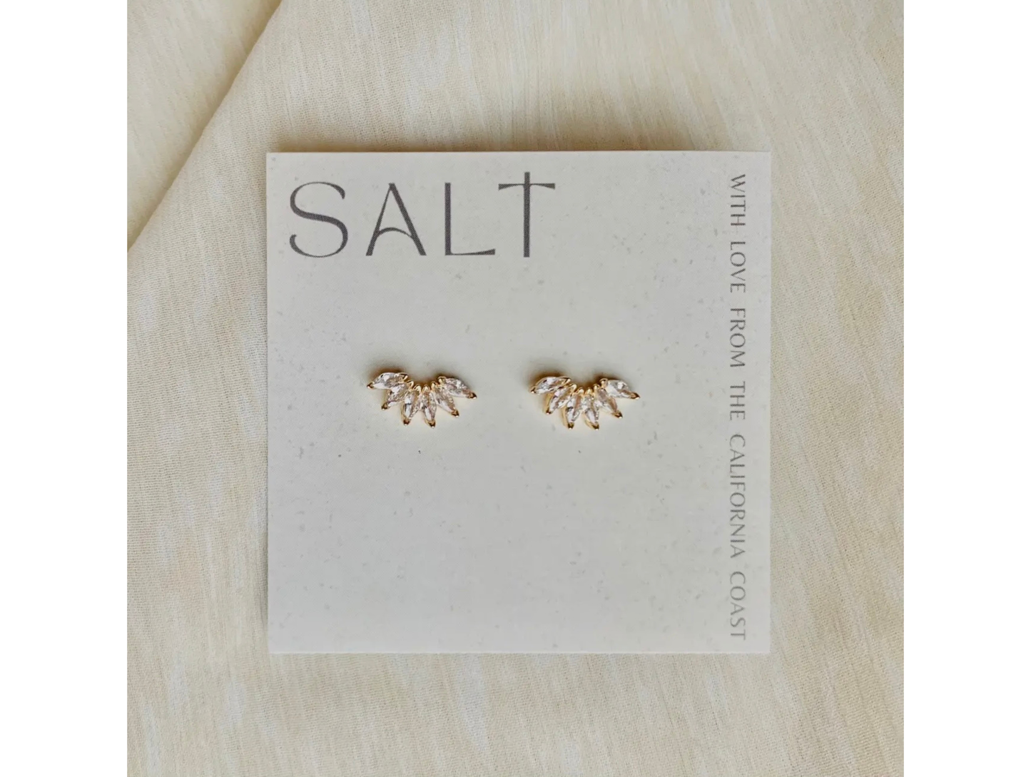 Fan Girl | Crystal Stud Earrings | Marquise Diamond Studs