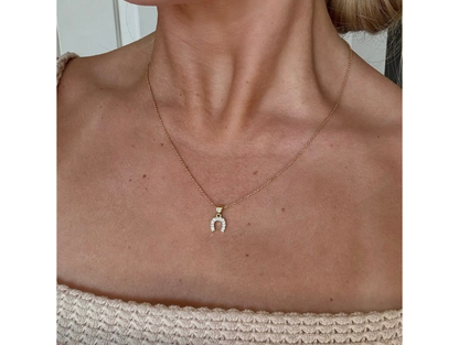 Lucky Horseshoe Necklace | Gold | Cowgirl Necklace