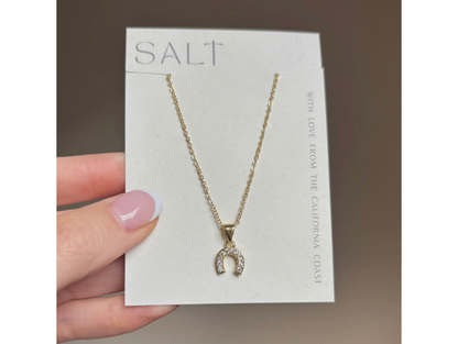 Lucky Horseshoe Necklace | Gold | Cowgirl Necklace