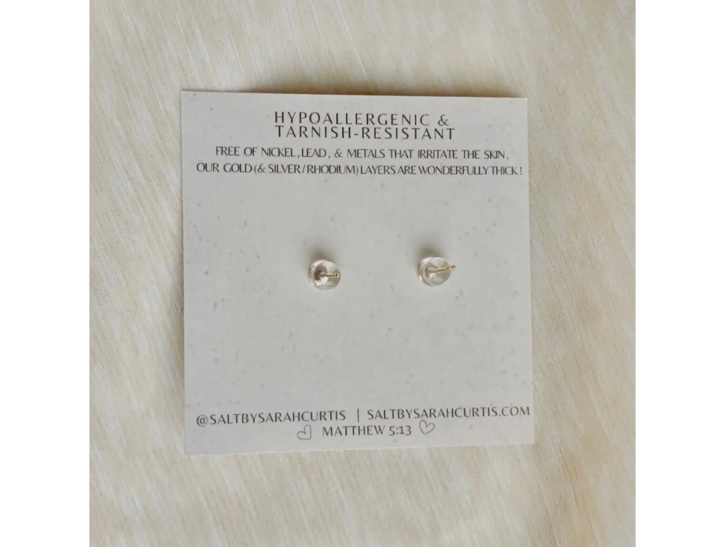 Trinity Studs | Dainty Stud Earrings | Rhinestone Stud