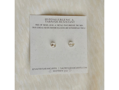 Trinity Studs | Dainty Stud Earrings | Rhinestone Stud