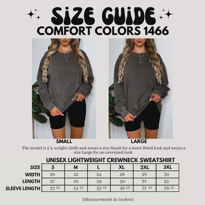 Good Spells Only Embroidered Sweatshirt — Comfort Colors 1466 Crewneck